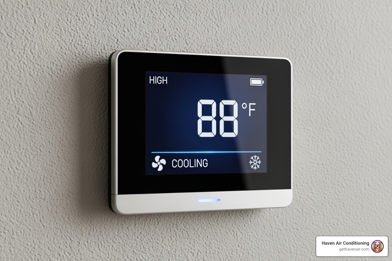 thermostat showing a high temperature while the AC is on - ac contractor near me thermostat showing a high temperature while the AC is on - ac contractor near me
