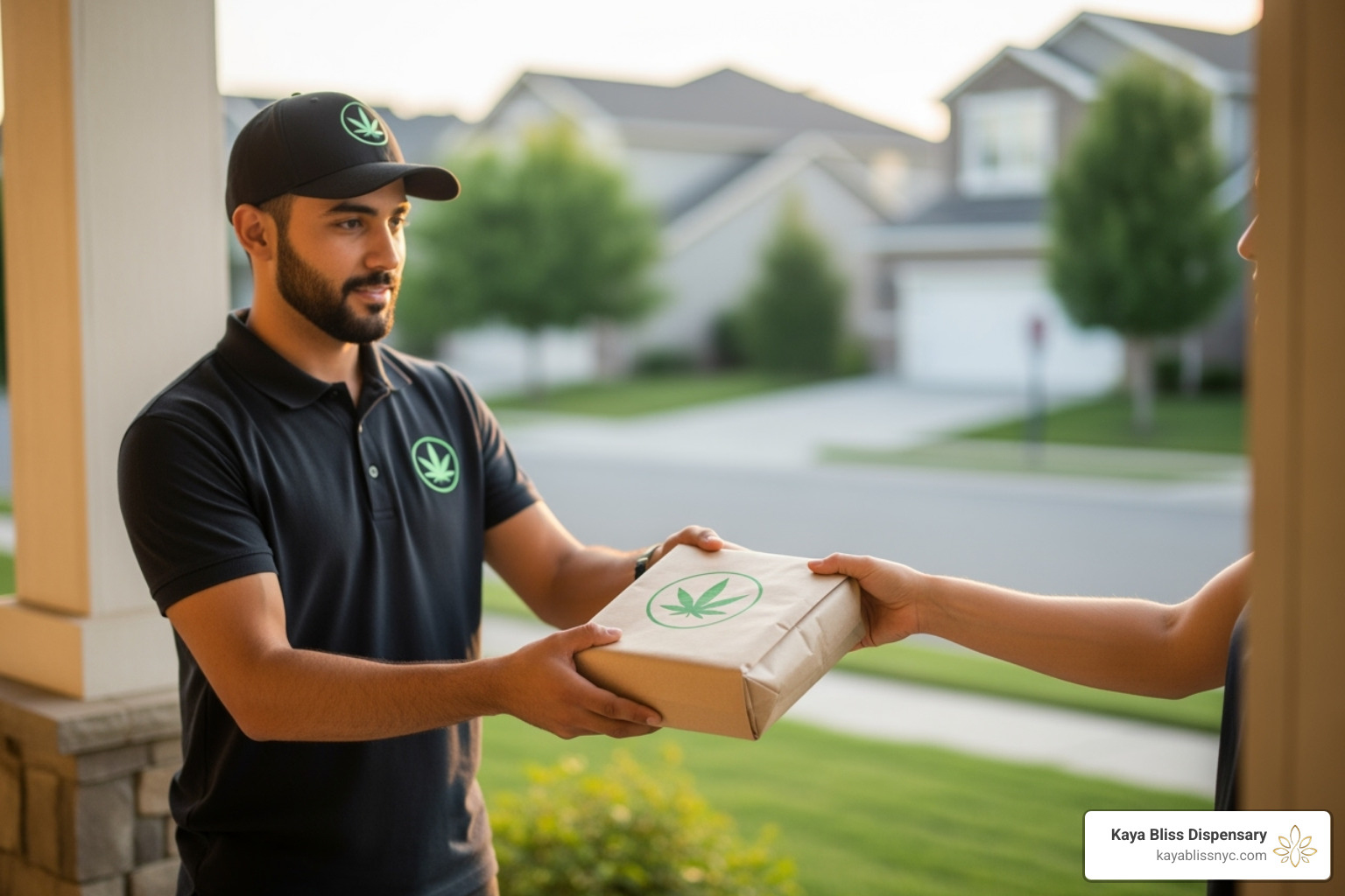 A user-friendly online dispensary menu on a tablet, showcasing various New York-grown cannabis products like flower and edibles. - weed delivery