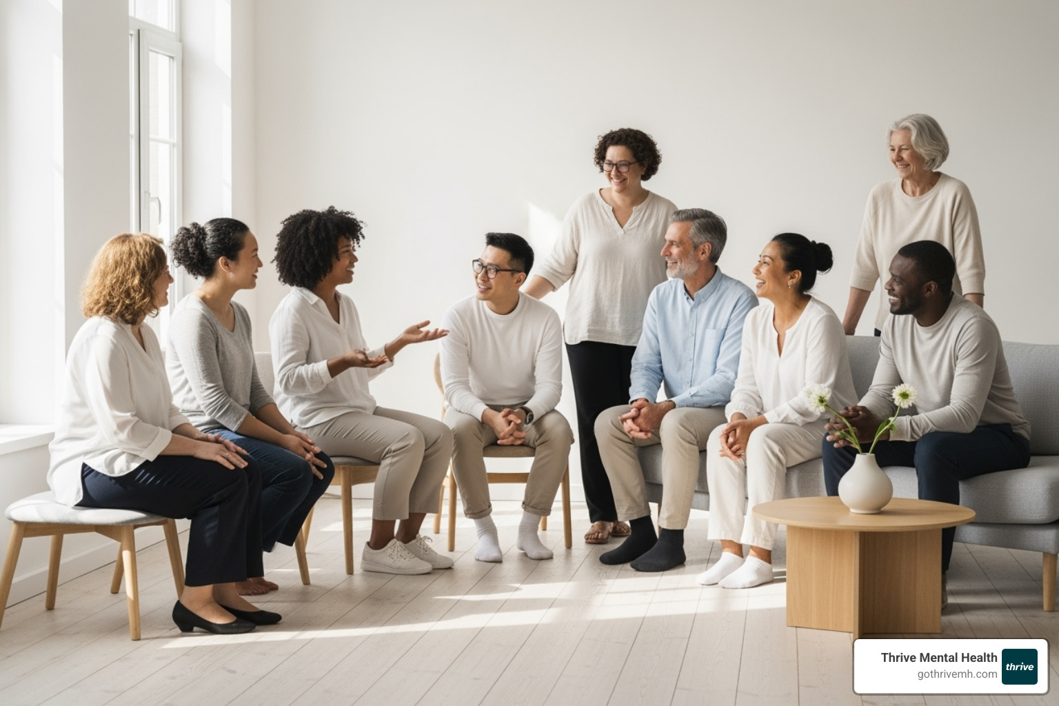 diverse group of people in international settings - international health insurance coverage