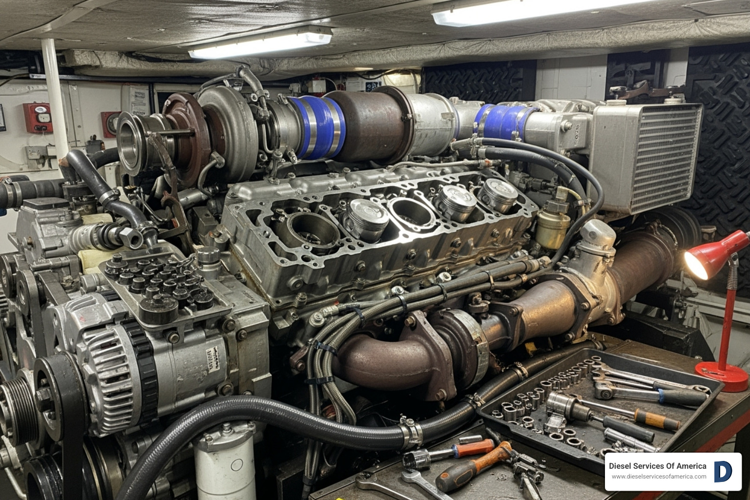 Marine engine parts and service - Marine engine repair services