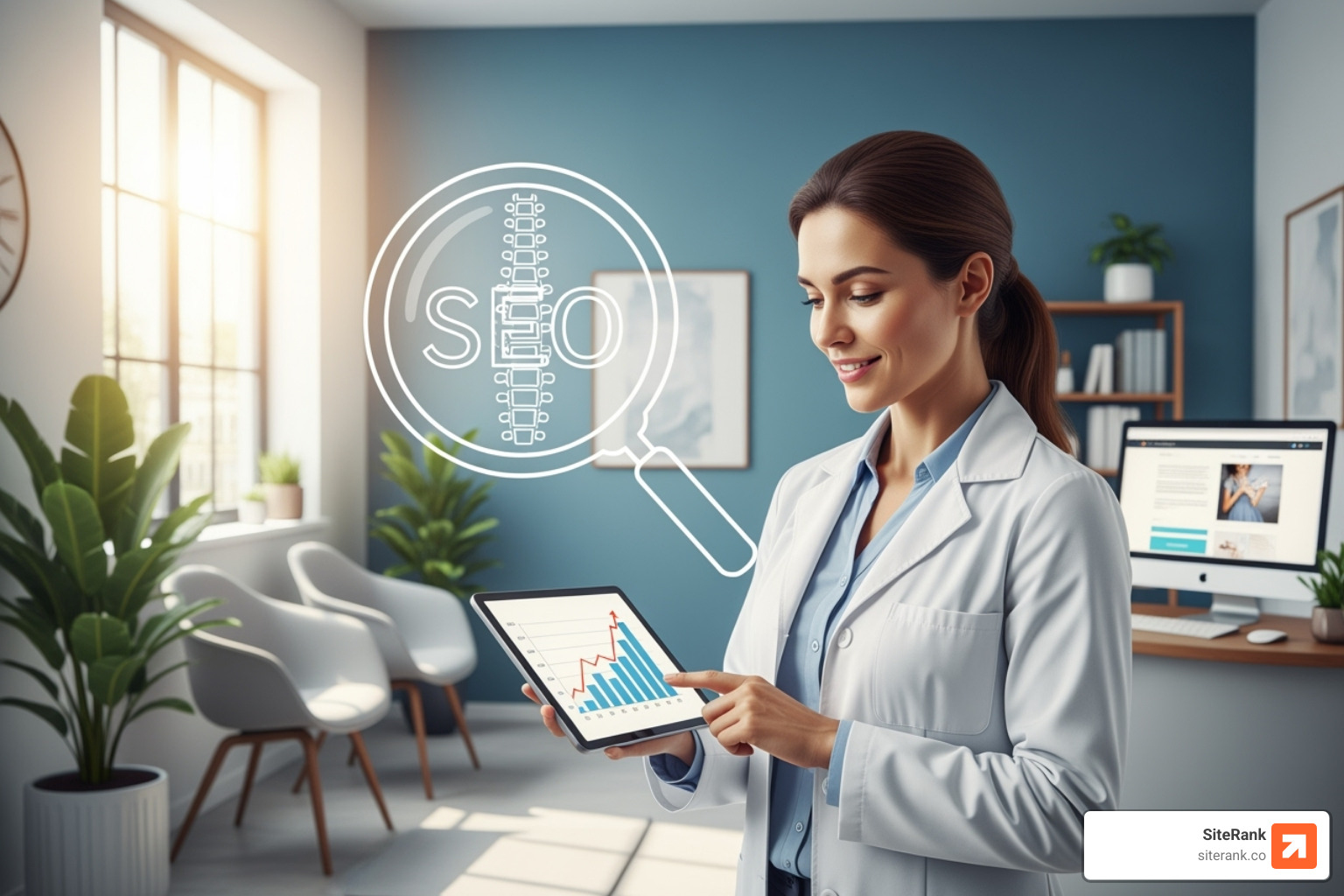 Image of a perfectly optimized Google Business Profile for a chiropractor, showing business name, address, phone, hours, photos, reviews, and a "Website" button prominently - seo services for chiropractors Image of a perfectly optimized Google Business Profile for a chiropractor, showing business name, address, phone, hours, photos, reviews, and a "Website" button prominently - seo services for chiropractors