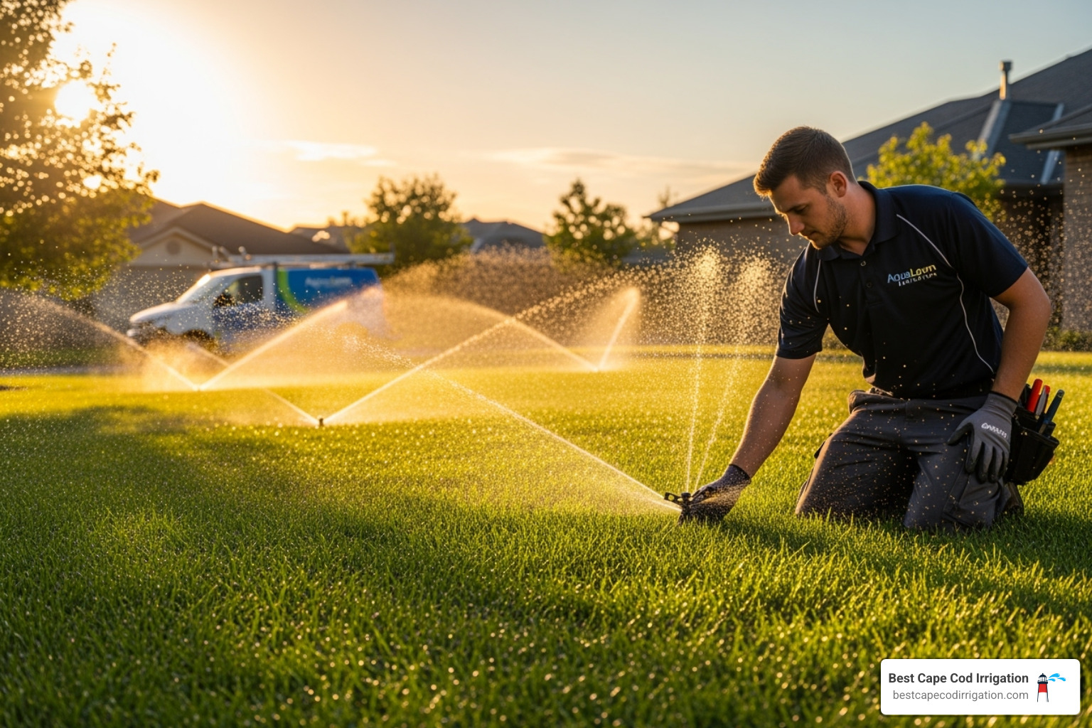 Smartphone app controlling a smart irrigation system - lawn irrigation service