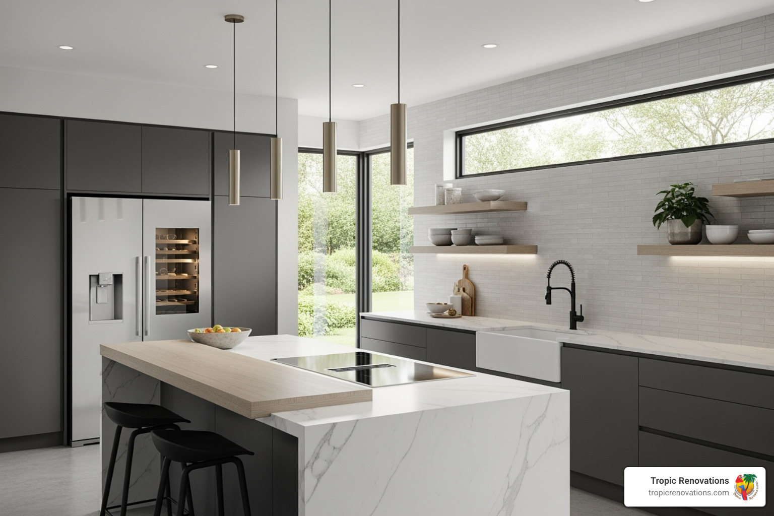kitchen design rendering - how to remodel a kitchen