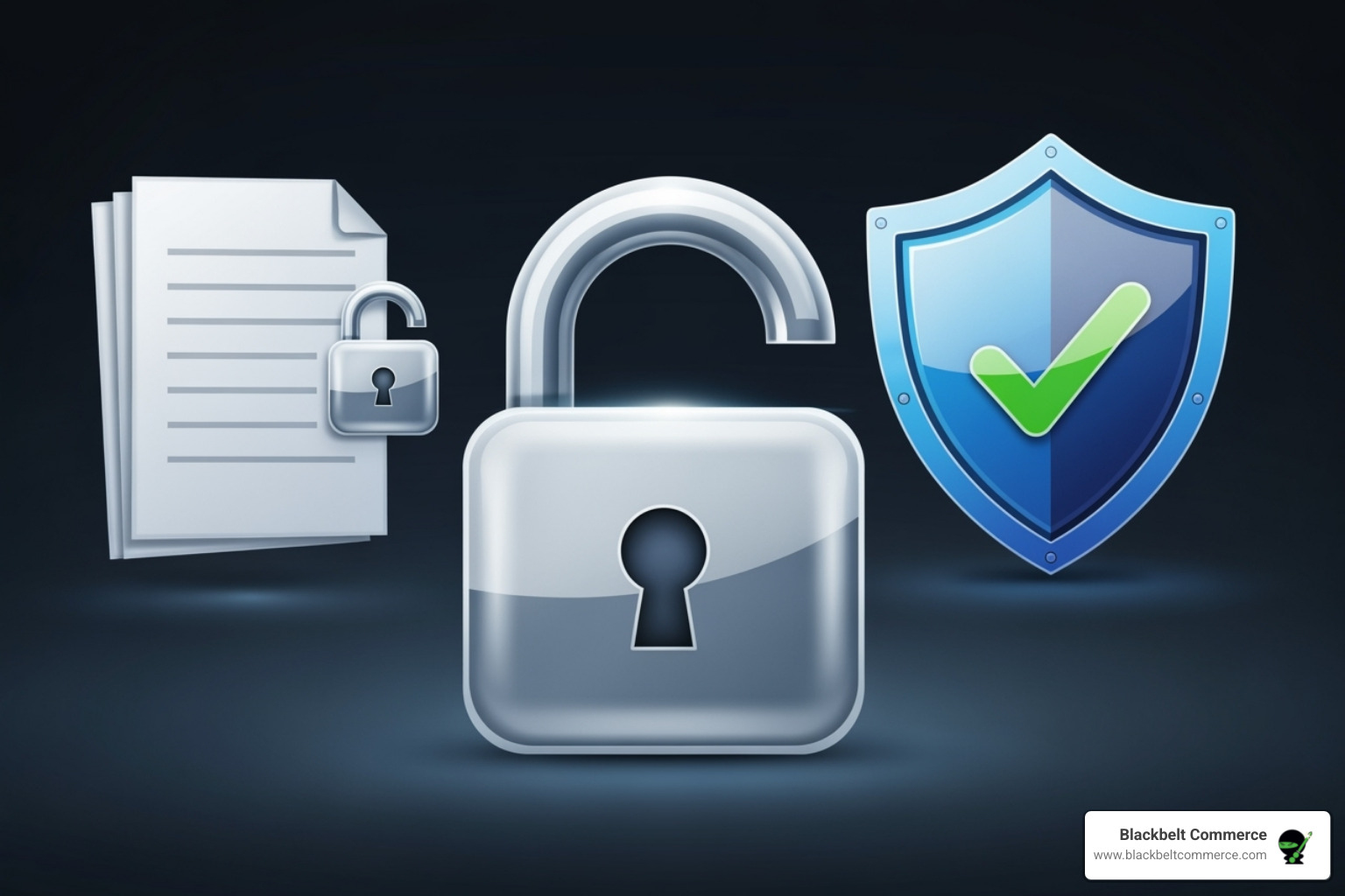 Security icons like PCI compliance and SSL certificates - Shopify payment gateway
