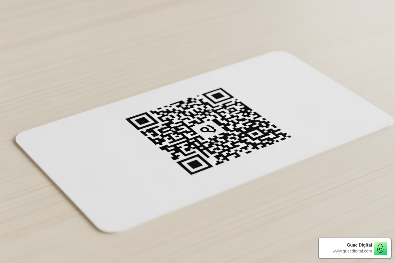 QR code on a business card that links to a Google review page - how to manage google review