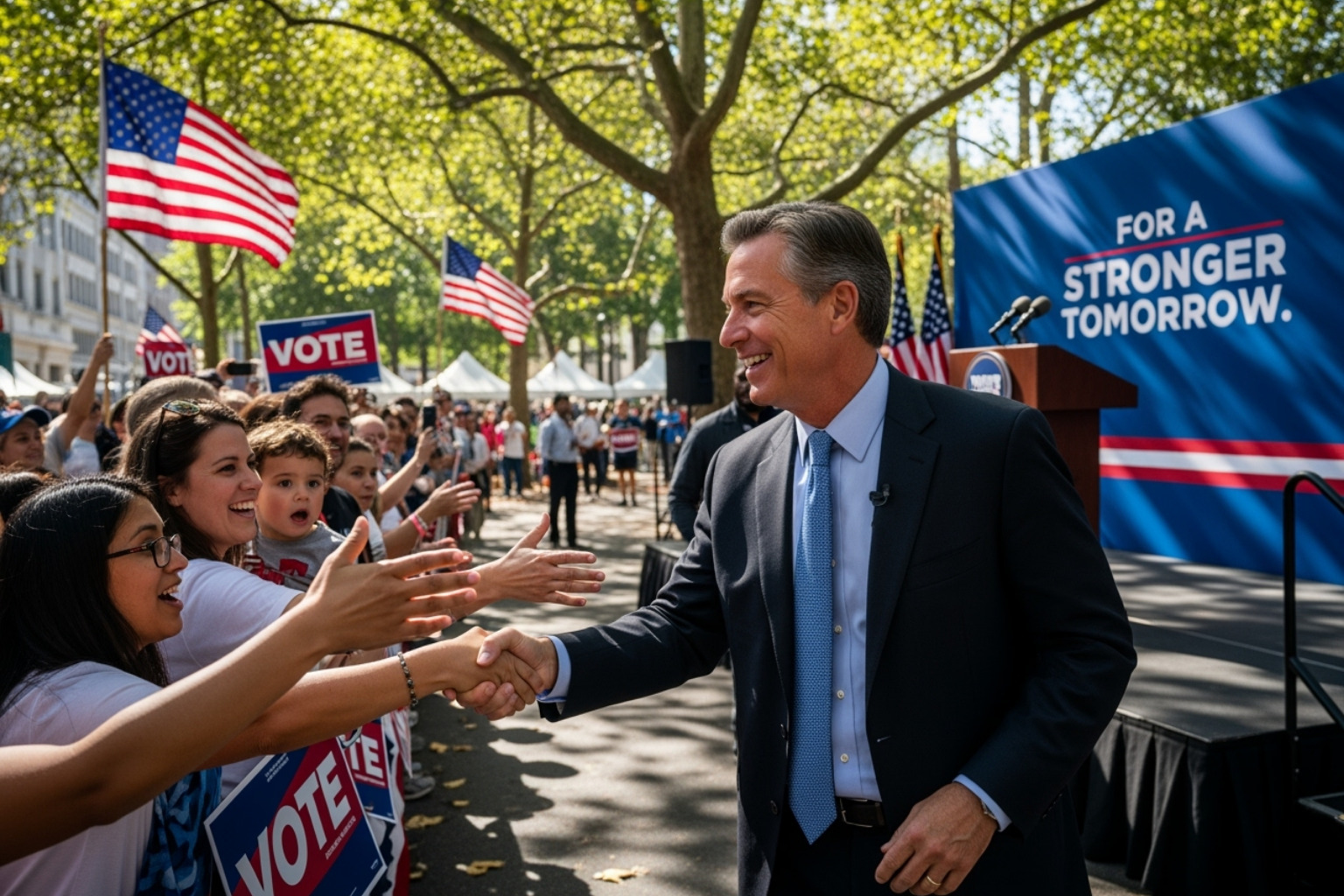 Eric Hovde on the campaign trail - eric hovde net worth