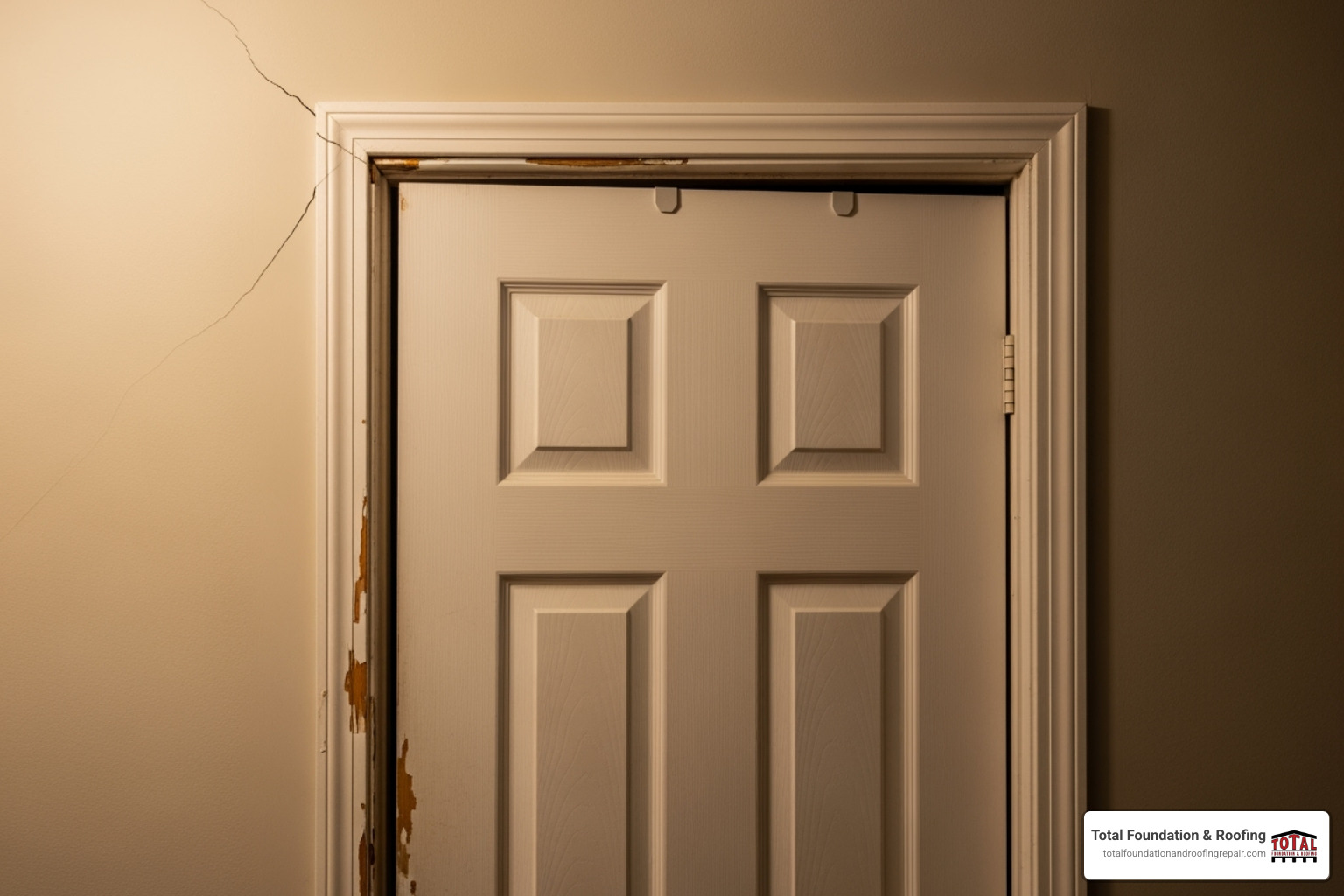 sticking windows and doors inside a house - home foundation repair near me