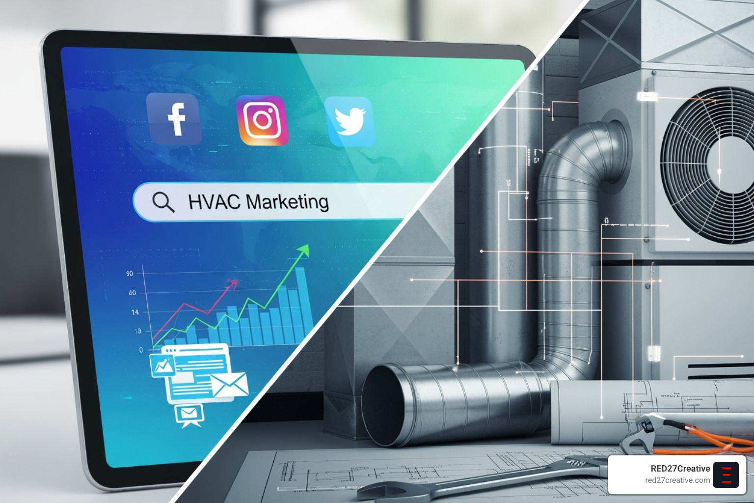 A compelling image of a Google Local Services Ad for an HVAC company appearing at the very top of search results, prominently displaying a Google Guaranteed badge and customer reviews. - digital marketing for hvac A compelling image of a Google Local Services Ad for an HVAC company appearing at the very top of search results, prominently displaying a Google Guaranteed badge and customer reviews. - digital marketing for hvac