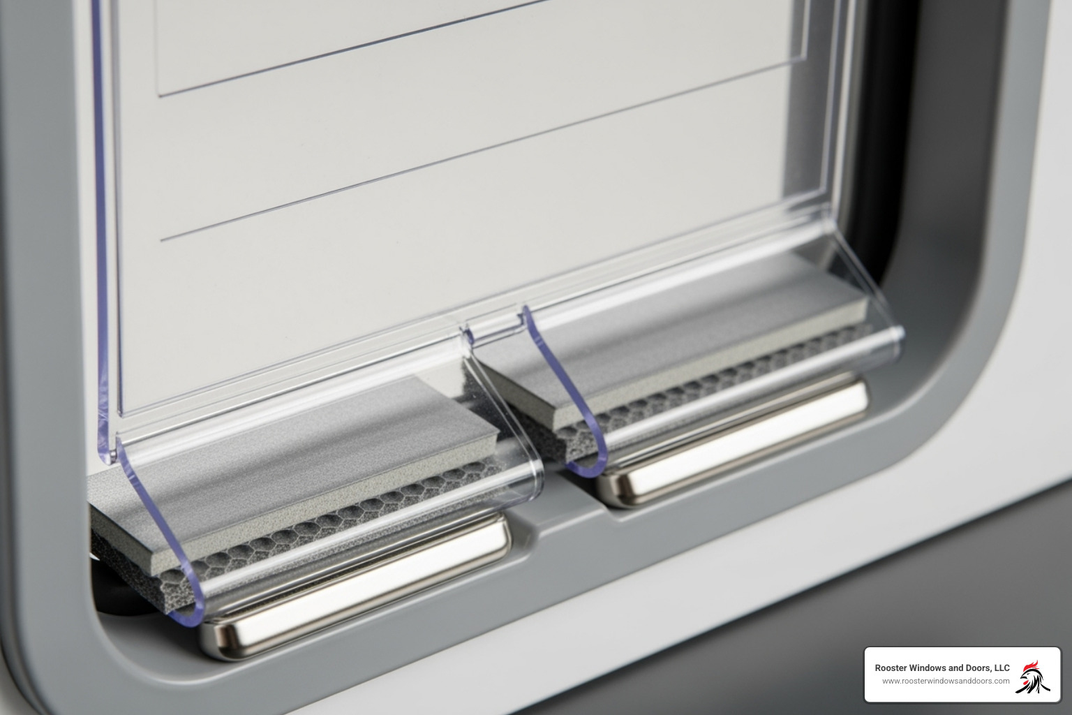 high-quality, insulated dog door flap with a strong magnetic seal - sliding glass door dog door