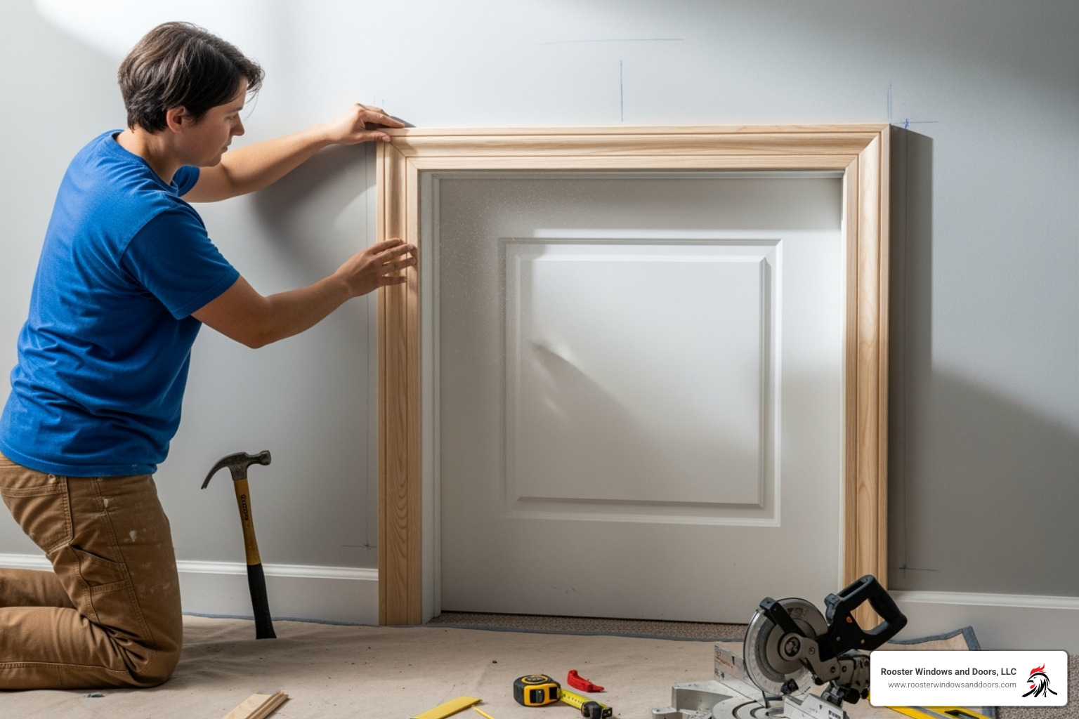 door trim installation - door trim installation