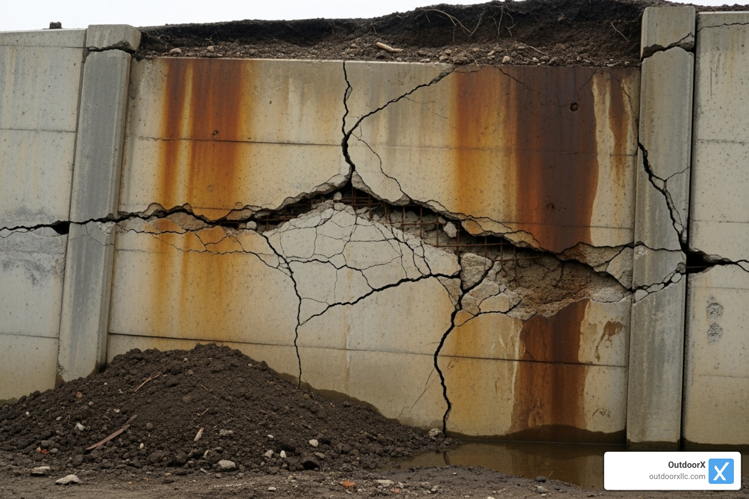 Leaning and cracked retaining wall - retaining wall companies near me Leaning and cracked retaining wall - retaining wall companies near me