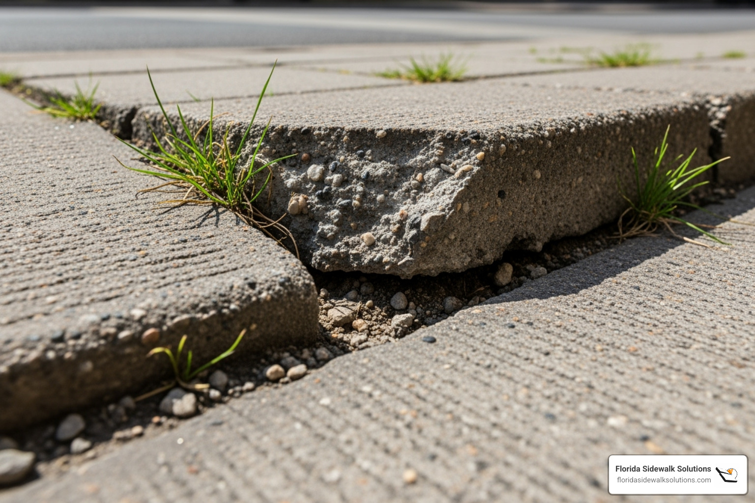 sidewalk trip hazard at curb ramp - curb ramp