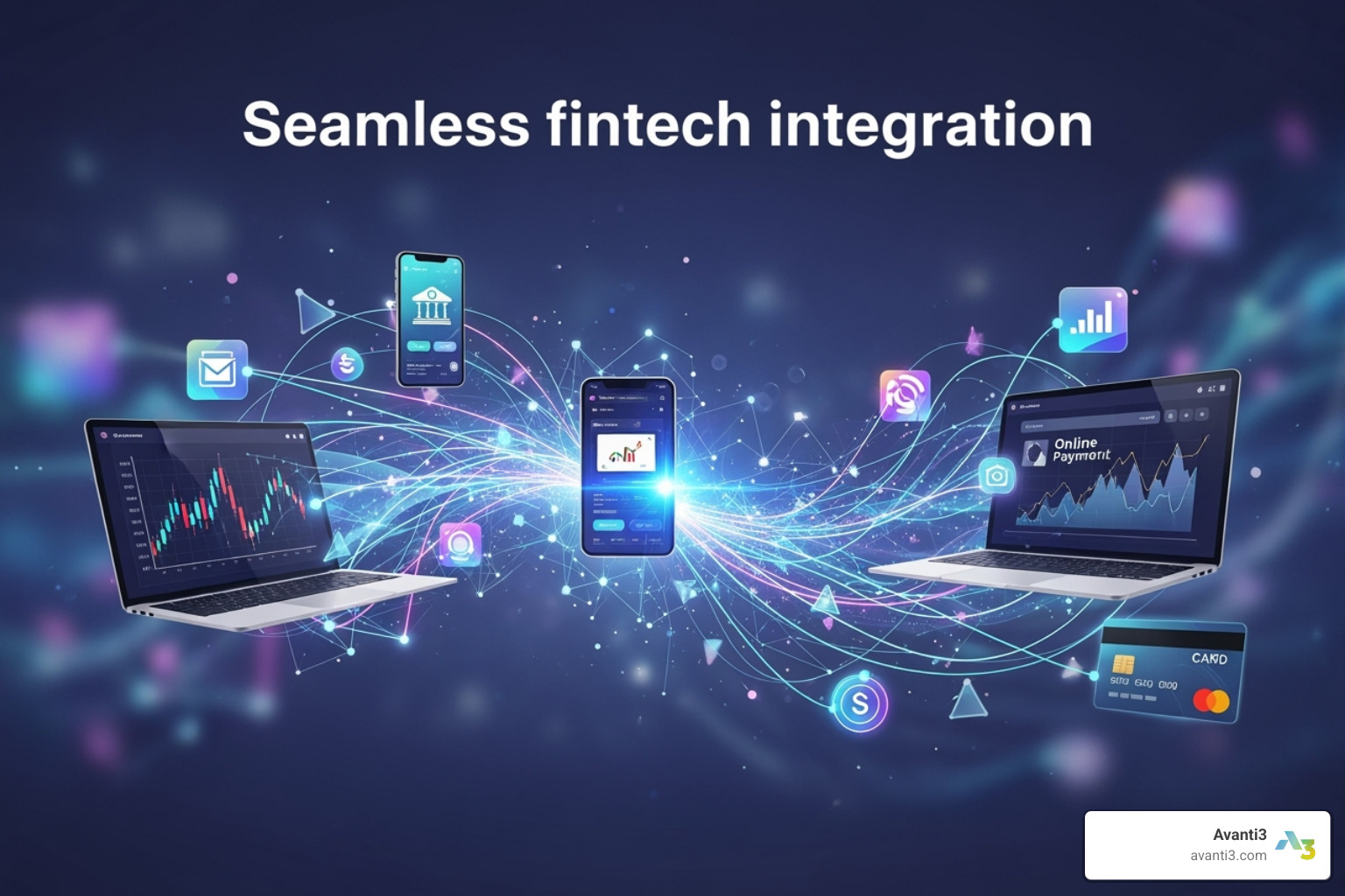 a user interacting with a non-financial app that has a built-in payment or lending feature - seamless fintech integration
