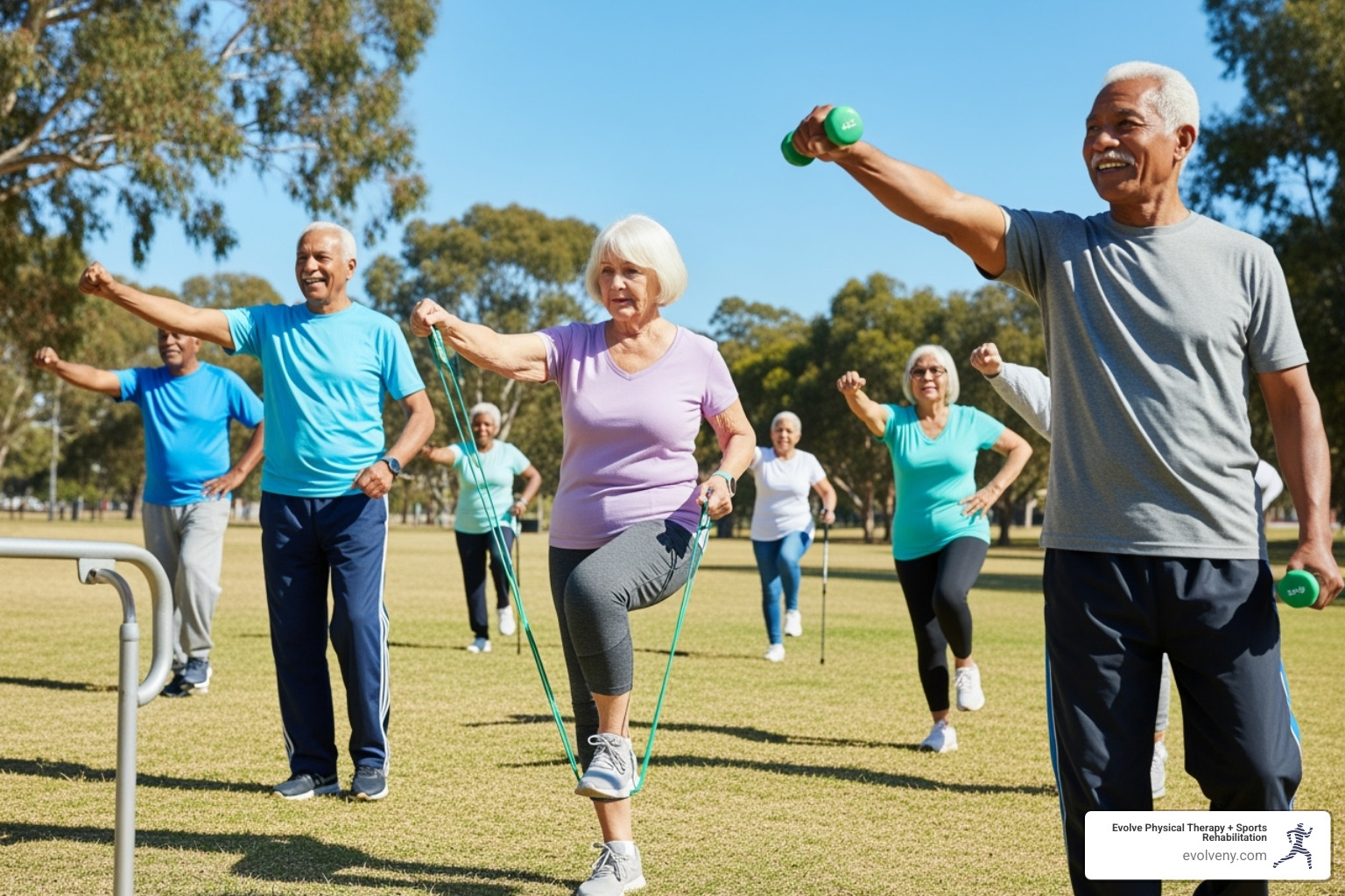 Senior consulting with a physical therapist - elderly mobility exercises Senior consulting with a physical therapist - elderly mobility exercises