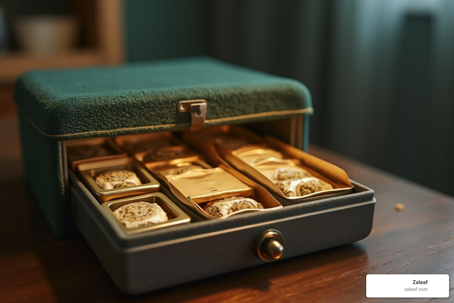 edibles stored safely in a locked box - what are edibles