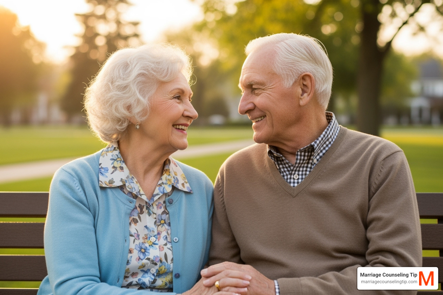 happy mature couple high school sweethearts - first love marriage