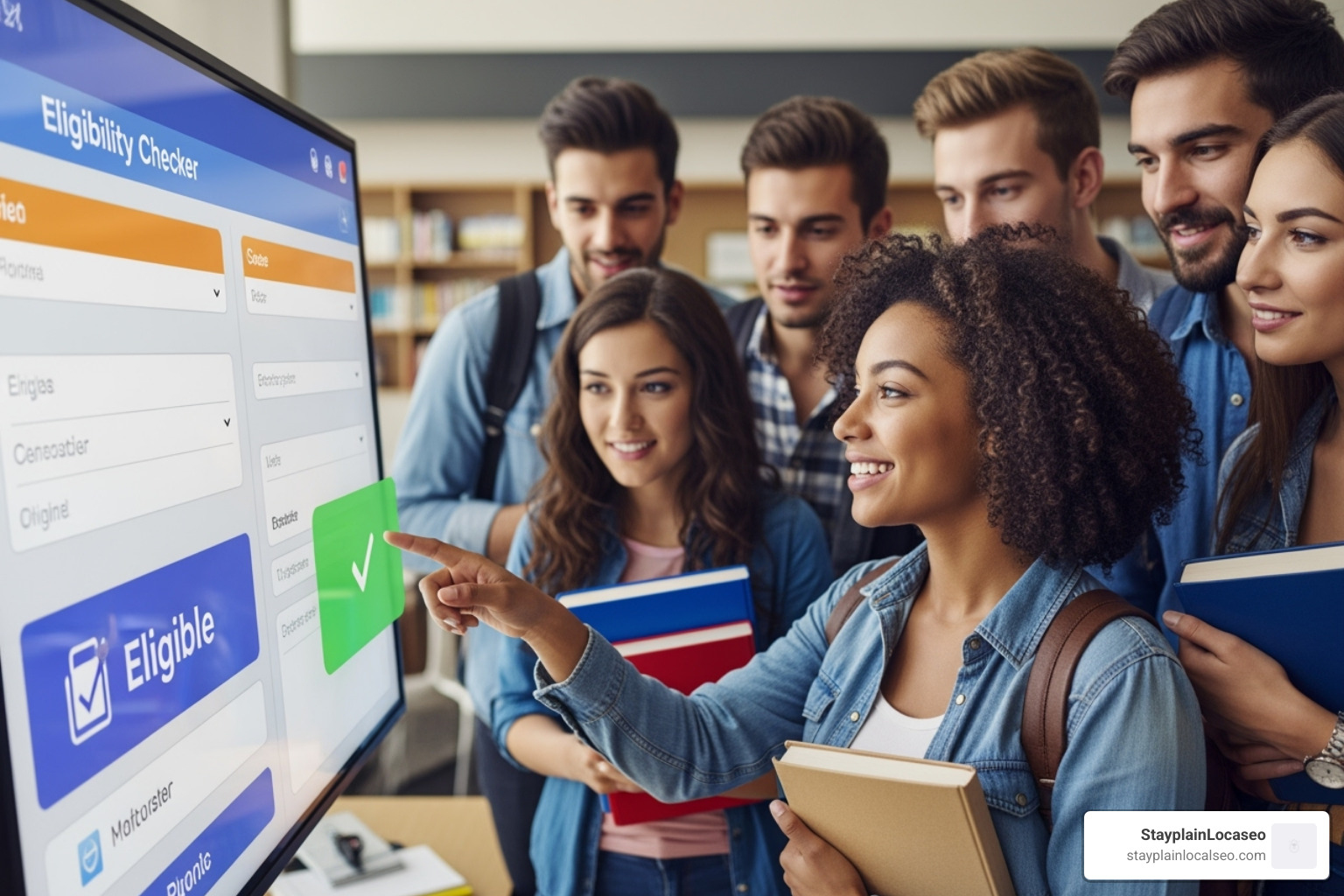 A dashboard showing loan eligibility results from a checker tool - Student loan eligibility checker