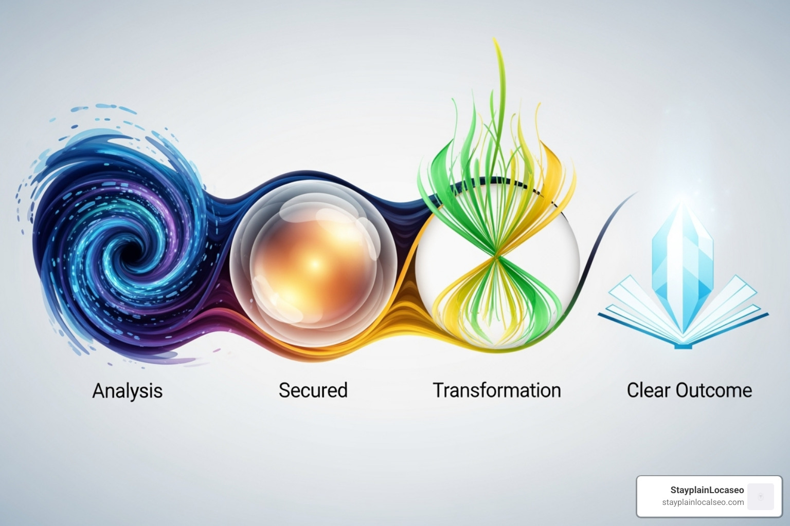 showing a diagram of the optimization process: Audit -> Staging -> Optimization -> Reporting - wordpress speed optimization service