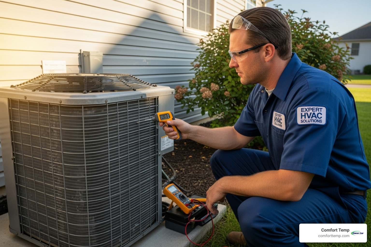 of a service technician - how central cooling system works of a service technician - how central cooling system works