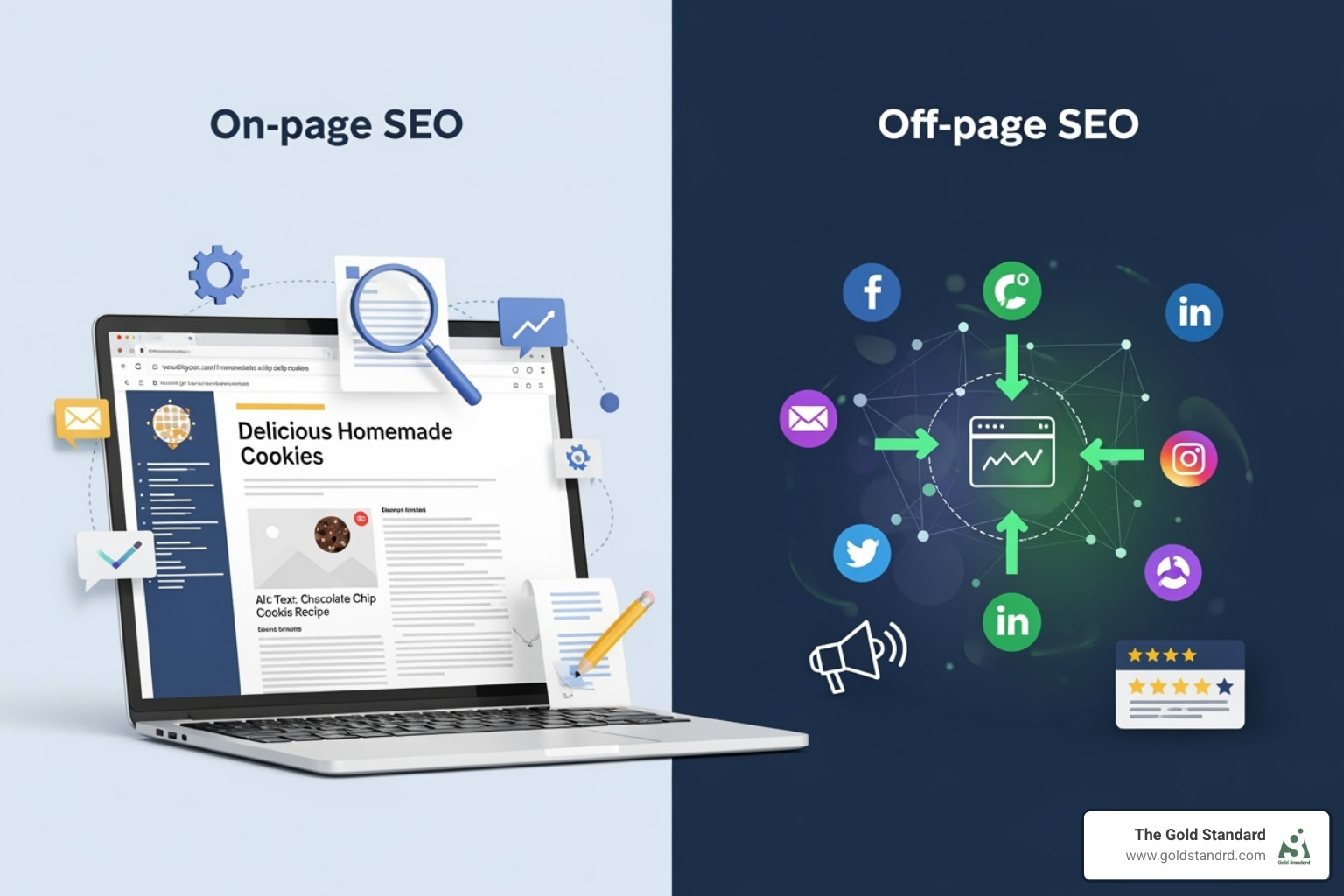 Dashboard from an SEO tool showing traffic and keyword data for a New York cannabis dispensary, with graphs and charts indicating organic visitors and top-ranking keywords - on page and off page seo examples