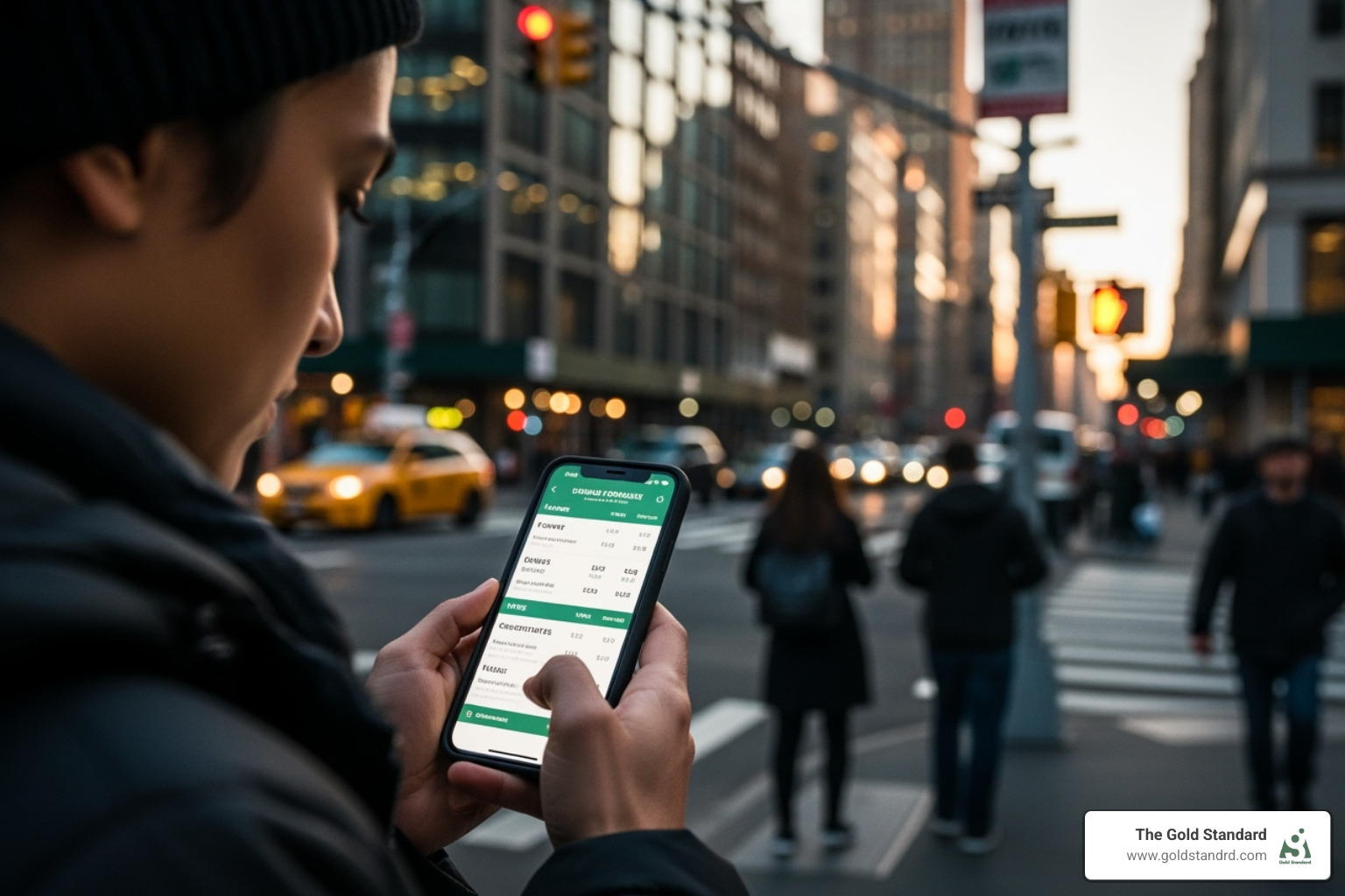 Person using smartphone to browse a New York City or Long Island dispensary menu - what is dutchie