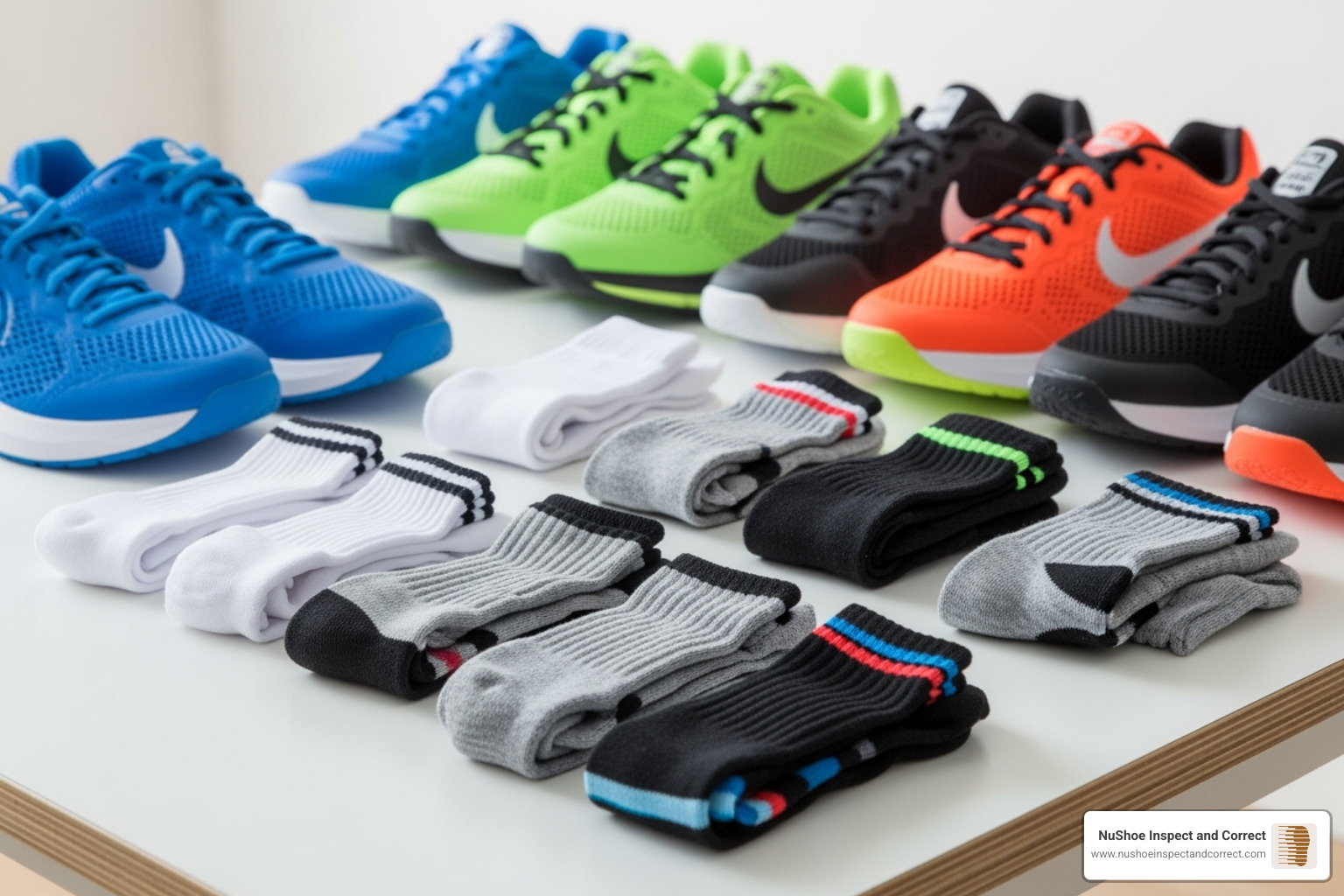 a collection of breathable shoes and moisture-wicking socks - washing shoes to get rid of smell a collection of breathable shoes and moisture-wicking socks - washing shoes to get rid of smell