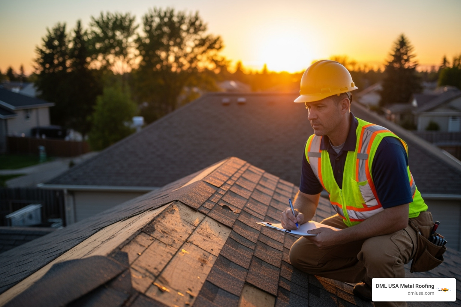 Building inspector checking a roof - can i put metal roofing over shingles