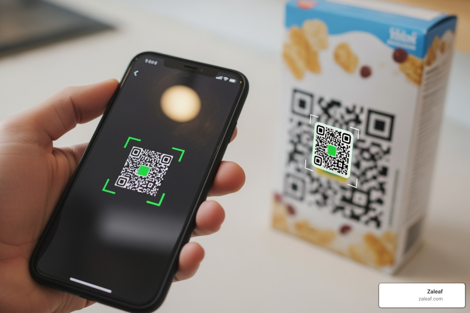 person scanning QR code - 3rd party tested