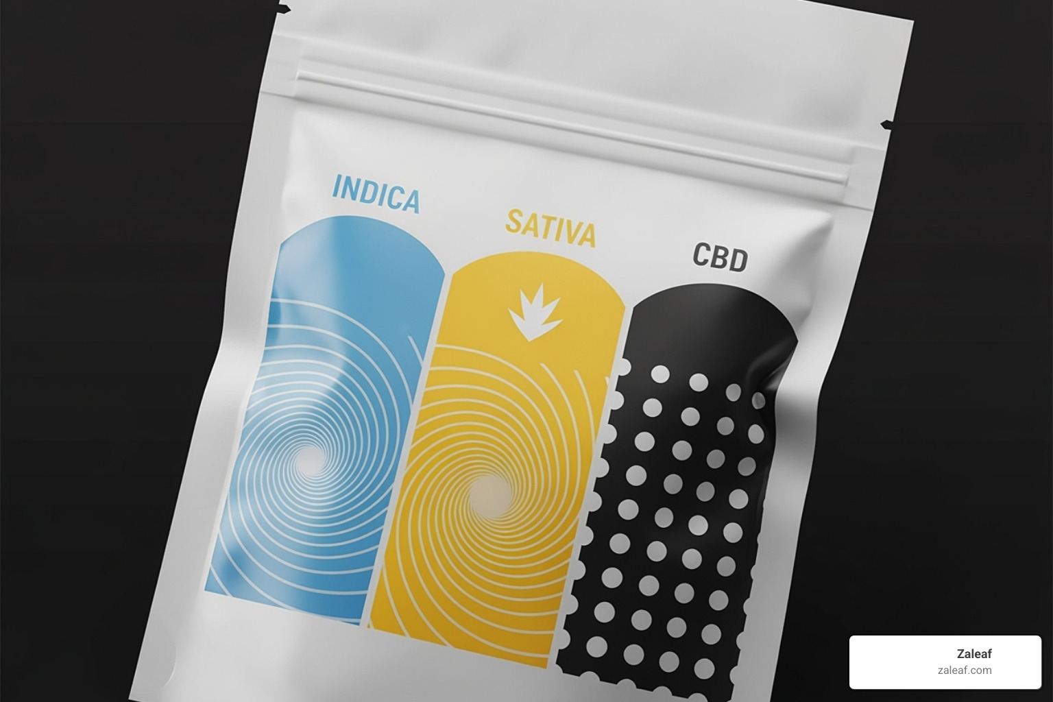 clearly labeled Zaleaf edible package showing THC/CBD content per serving - benefits of cannabis edibles