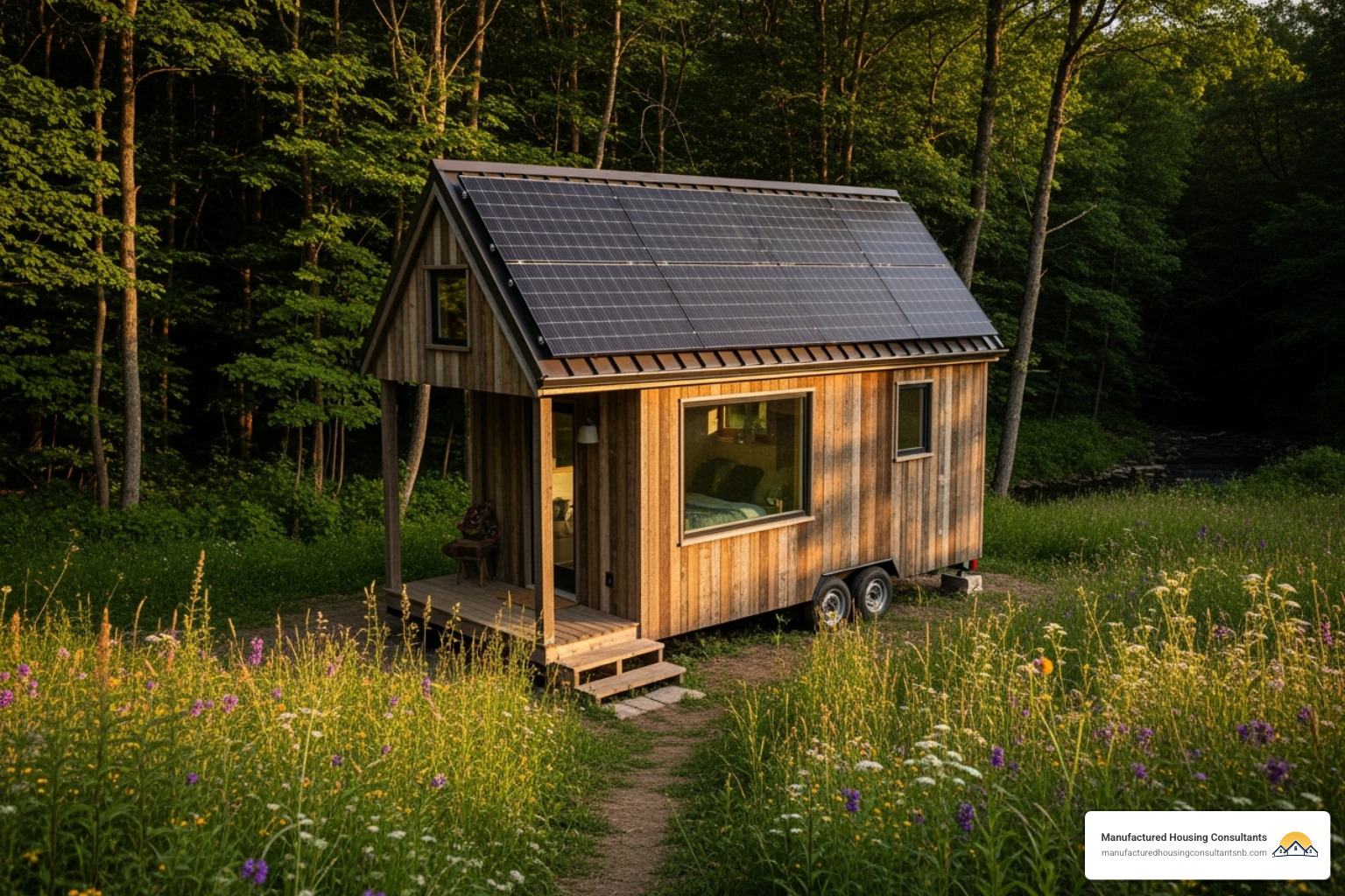 solar panels on tiny home - Eco-friendly tiny homes