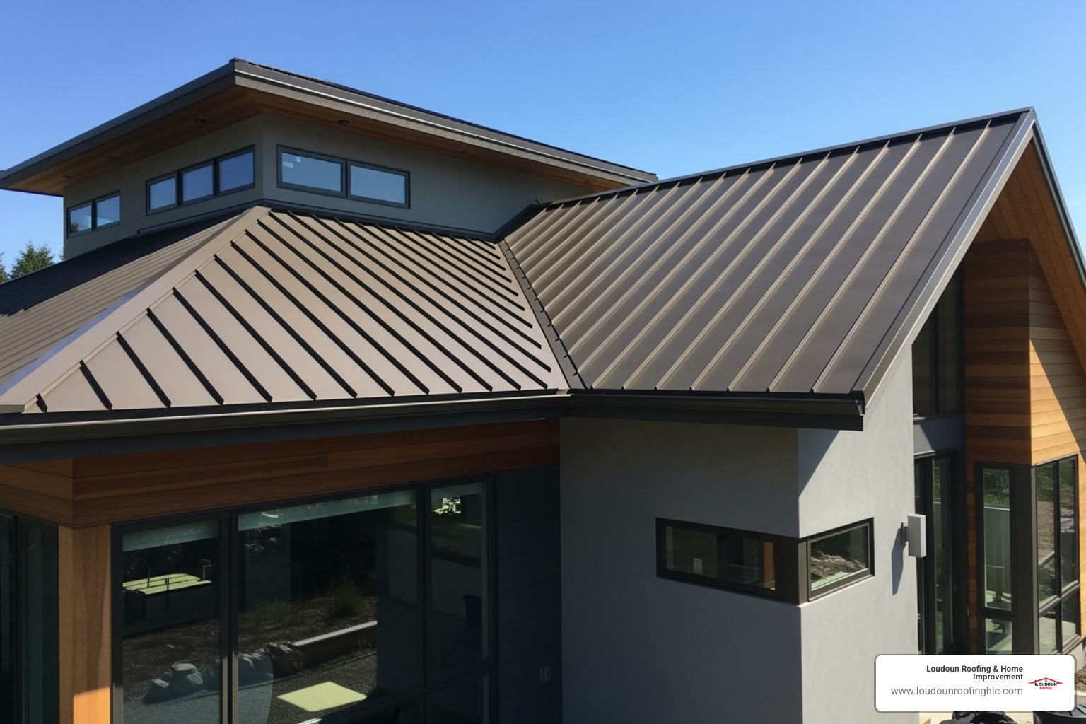 modern standing seam metal roof - durable roofing solutions