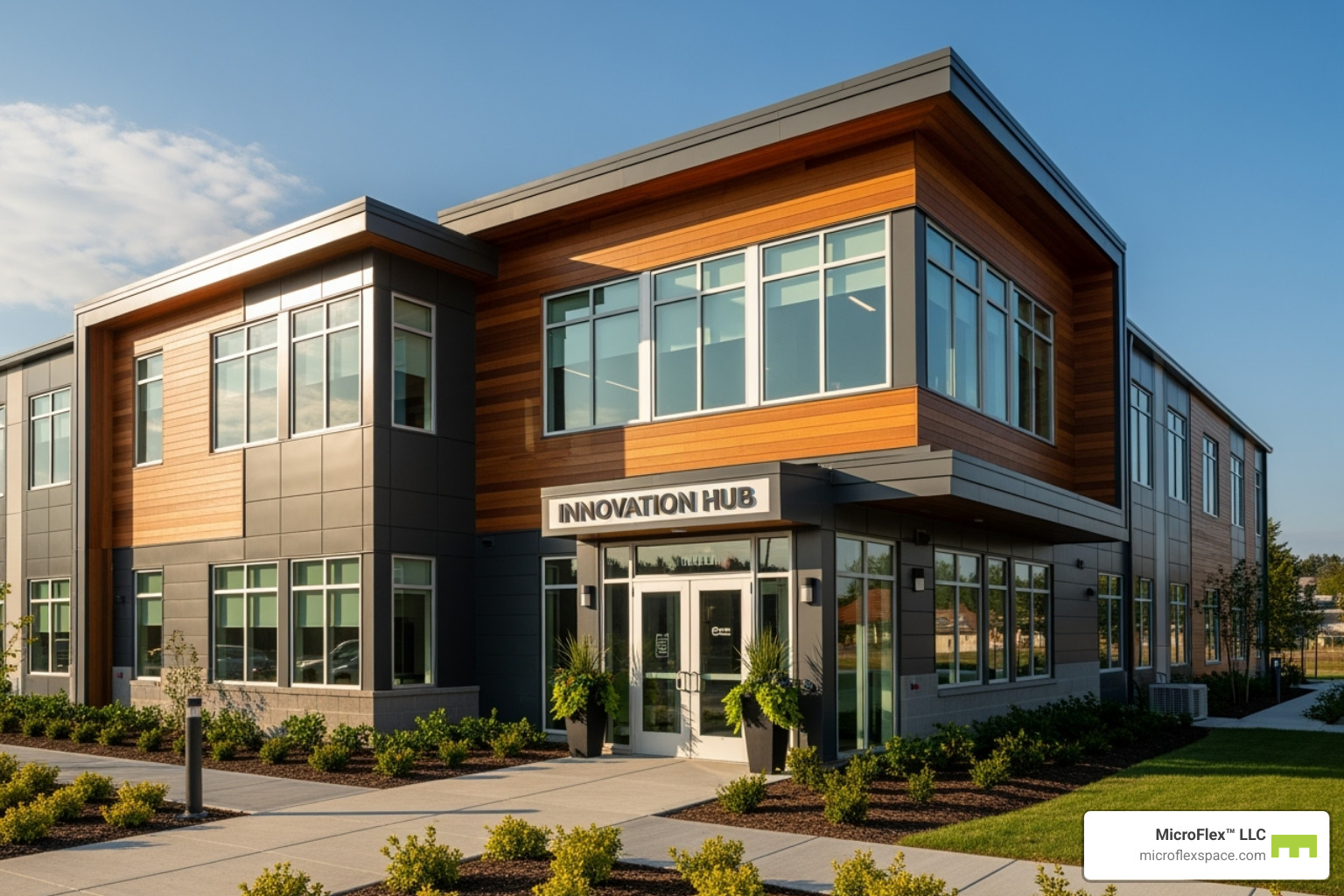 custom-designed two-story modular office - modular offices custom-designed two-story modular office - modular offices