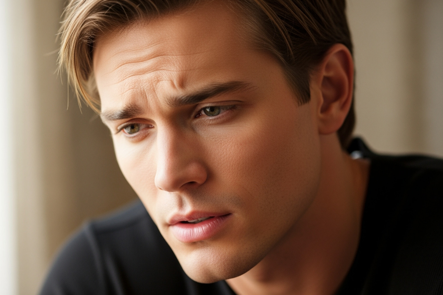 A thoughtful-looking Chad Michael Murray - chad michael murray