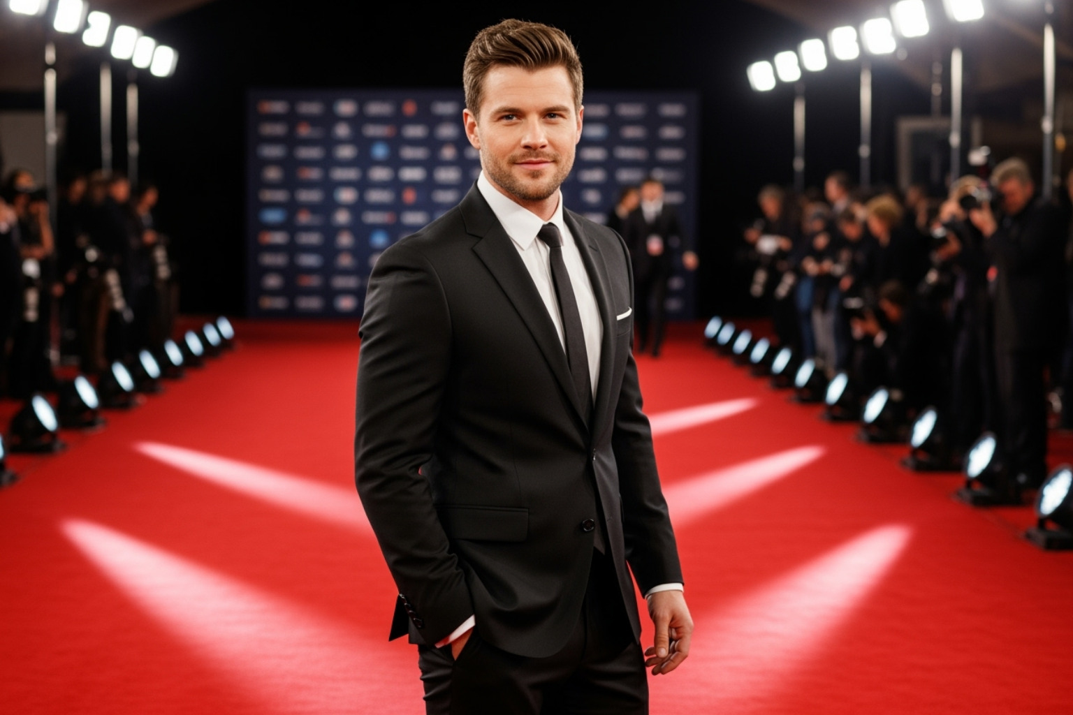 Chad Michael Murray on a red carpet - chad michael murray