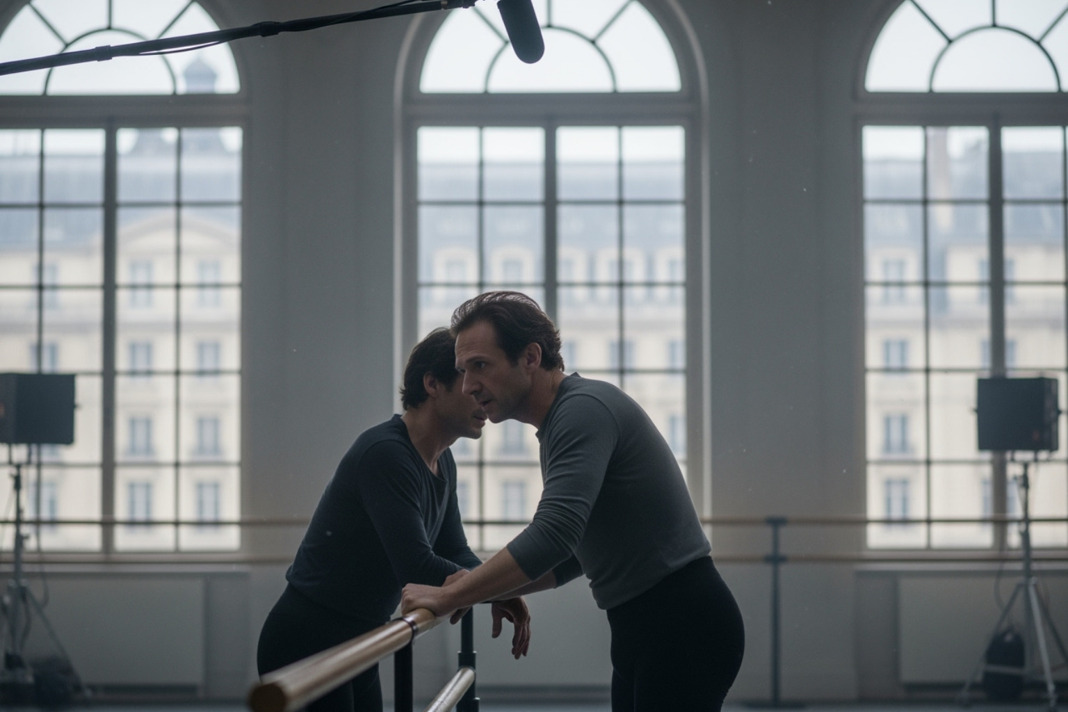 Ralph Fiennes on the set of The White Crow - ralph fiennes
