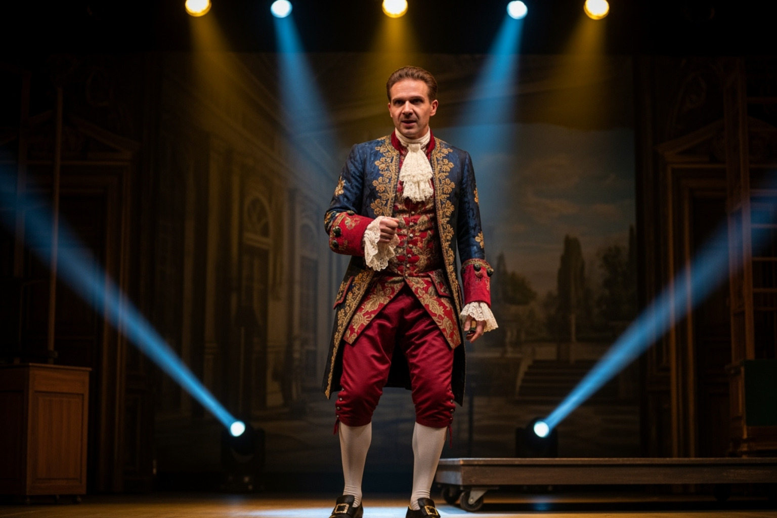 Ralph Fiennes performing on stage - ralph fiennes