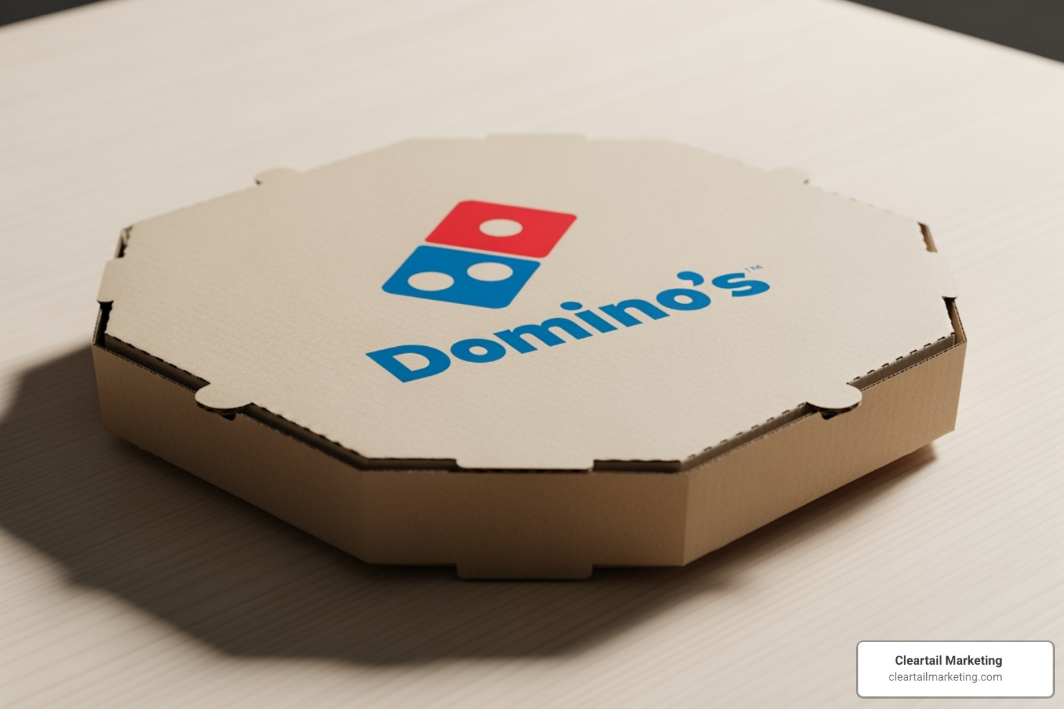 Domino's pizza box new branding - brand reputation management case studies