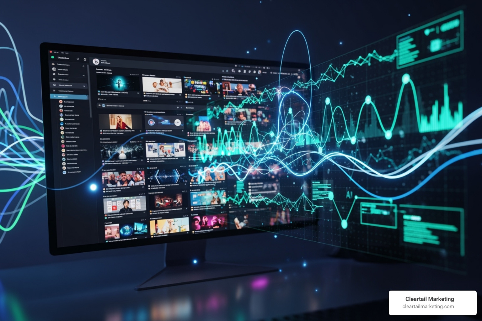 AI analyzing social media data - brand reputation management case studies