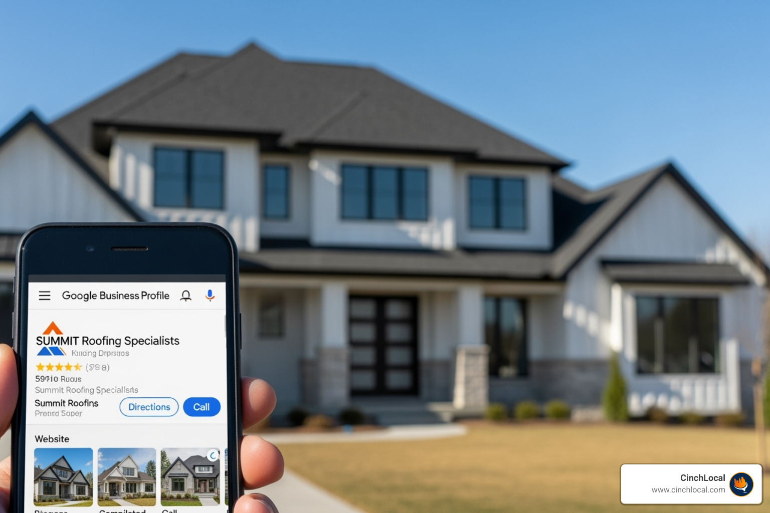 Optimized Google Business Profile for a roofing company - local roofing seo Optimized Google Business Profile for a roofing company - local roofing seo