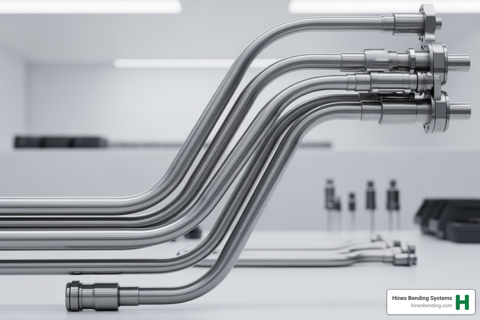 aerospace component made with a Hines bent pipe - how does bend pipe machine works
