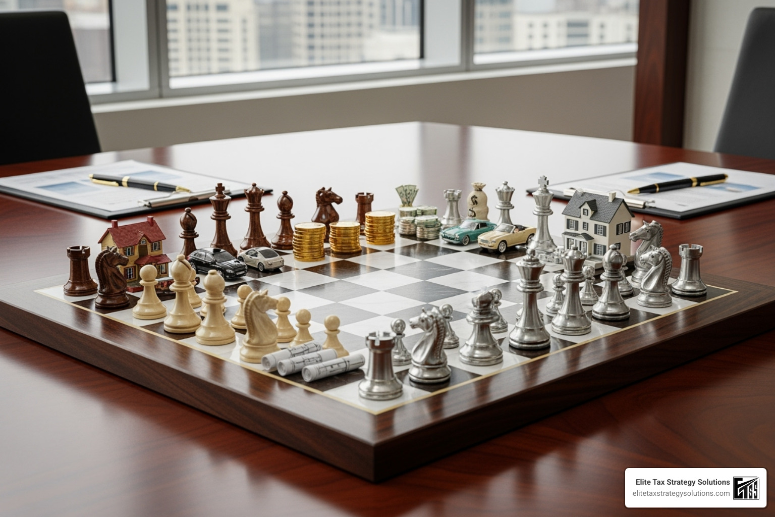 chess board with family assets - multi-generational wealth planning