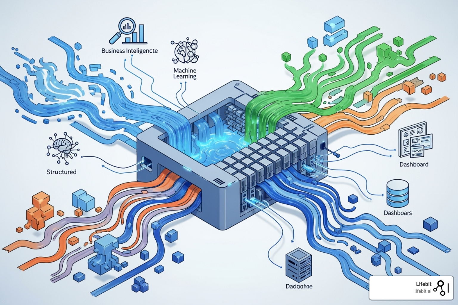 simplified data lakehouse architecture - data lakehouse