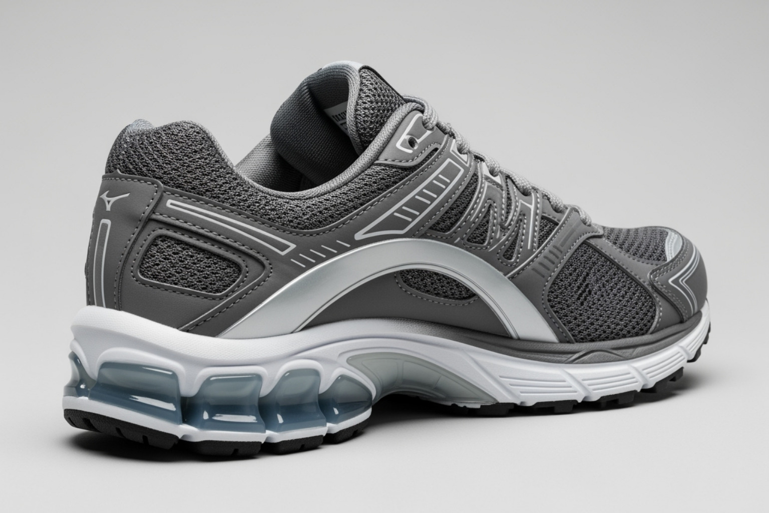 A supportive sneaker with callouts to its key features - plantar fasciitis shoes