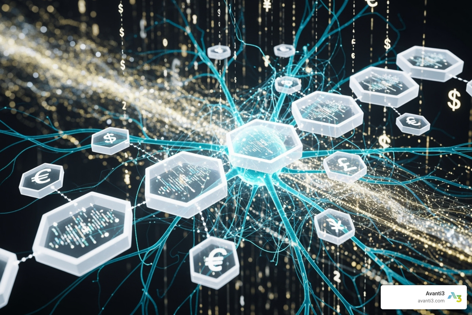 illustrating the convergence of AI, blockchain, and finance - global integrated fintech solutions