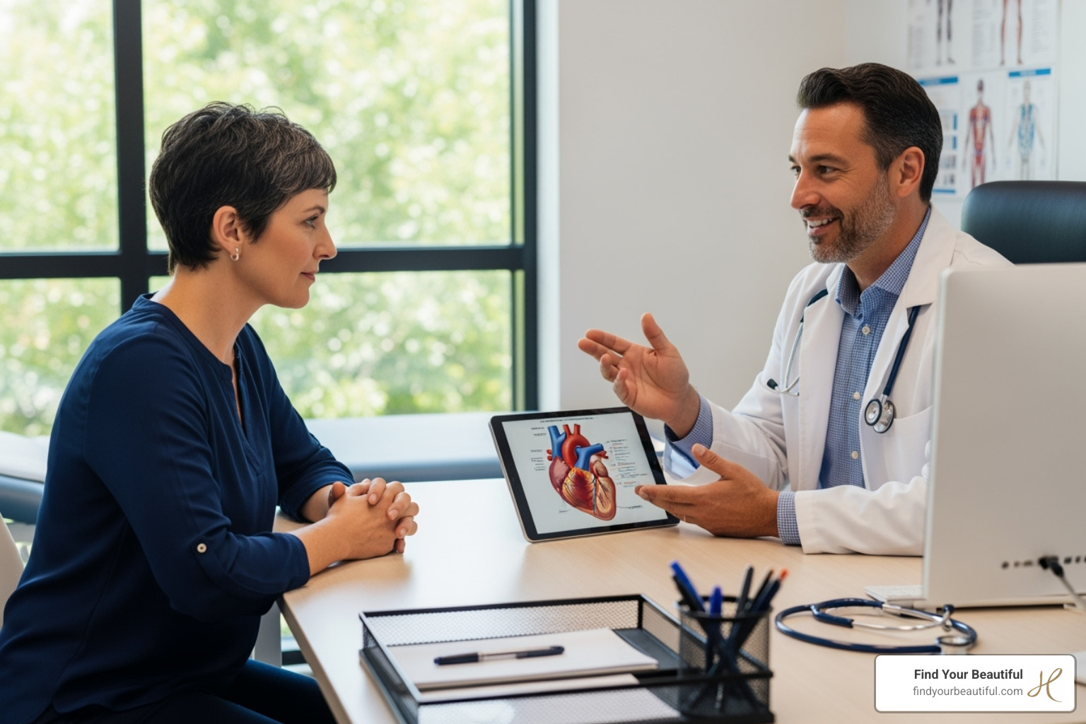 Image showing a patient consulting with a provider - botox for migraines Image showing a patient consulting with a provider - botox for migraines