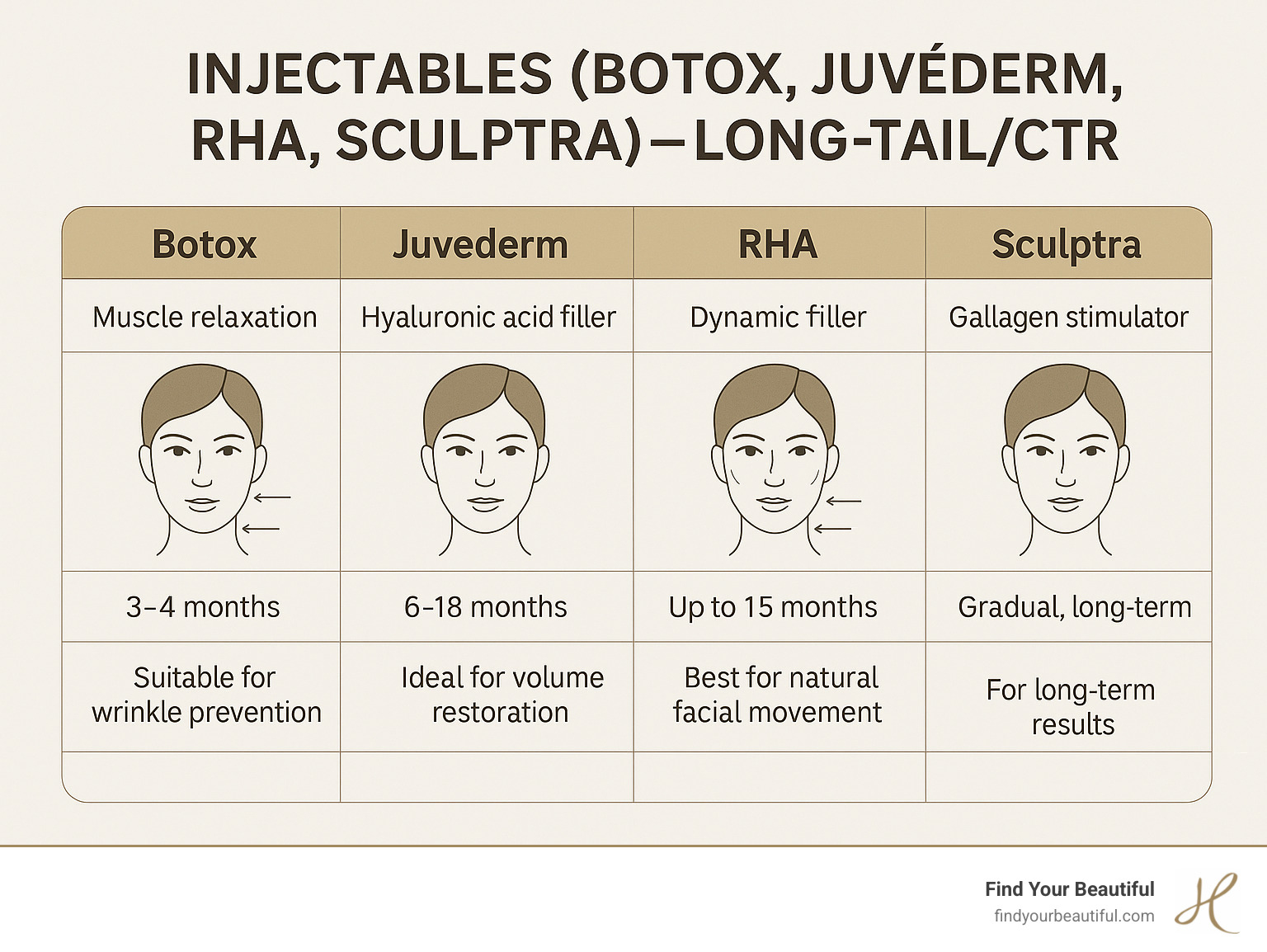 Injectables (Botox, Juvéderm, RHA, Sculptra) 2025 Top