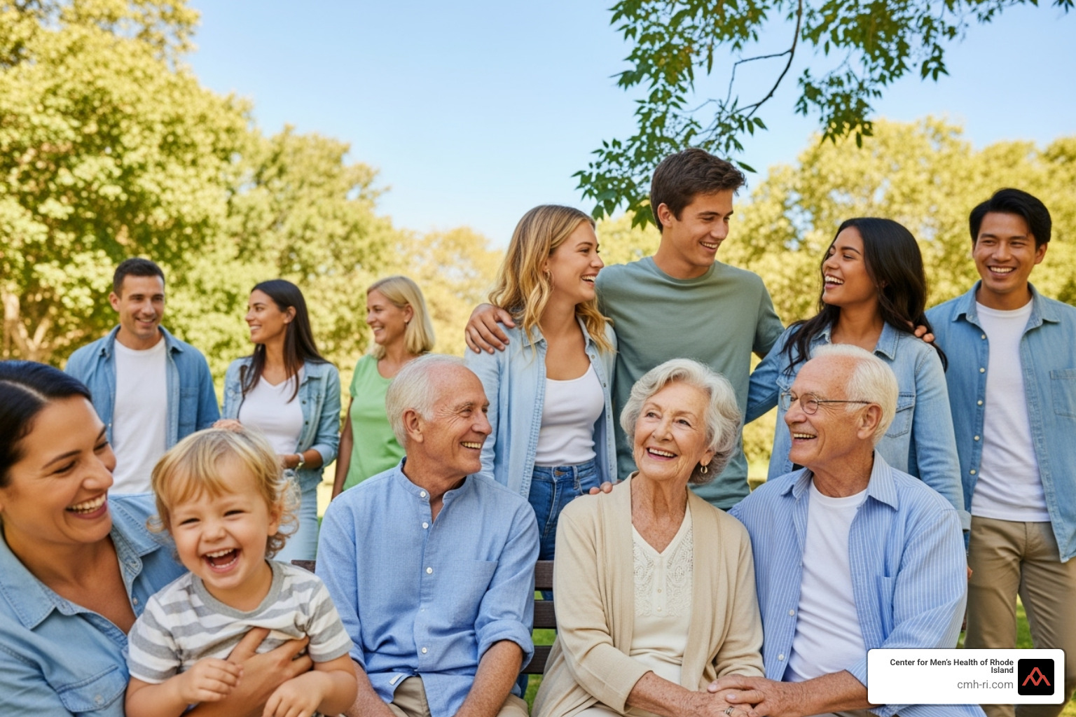 image of people from different age groups looking happy and healthy - sexual wellness