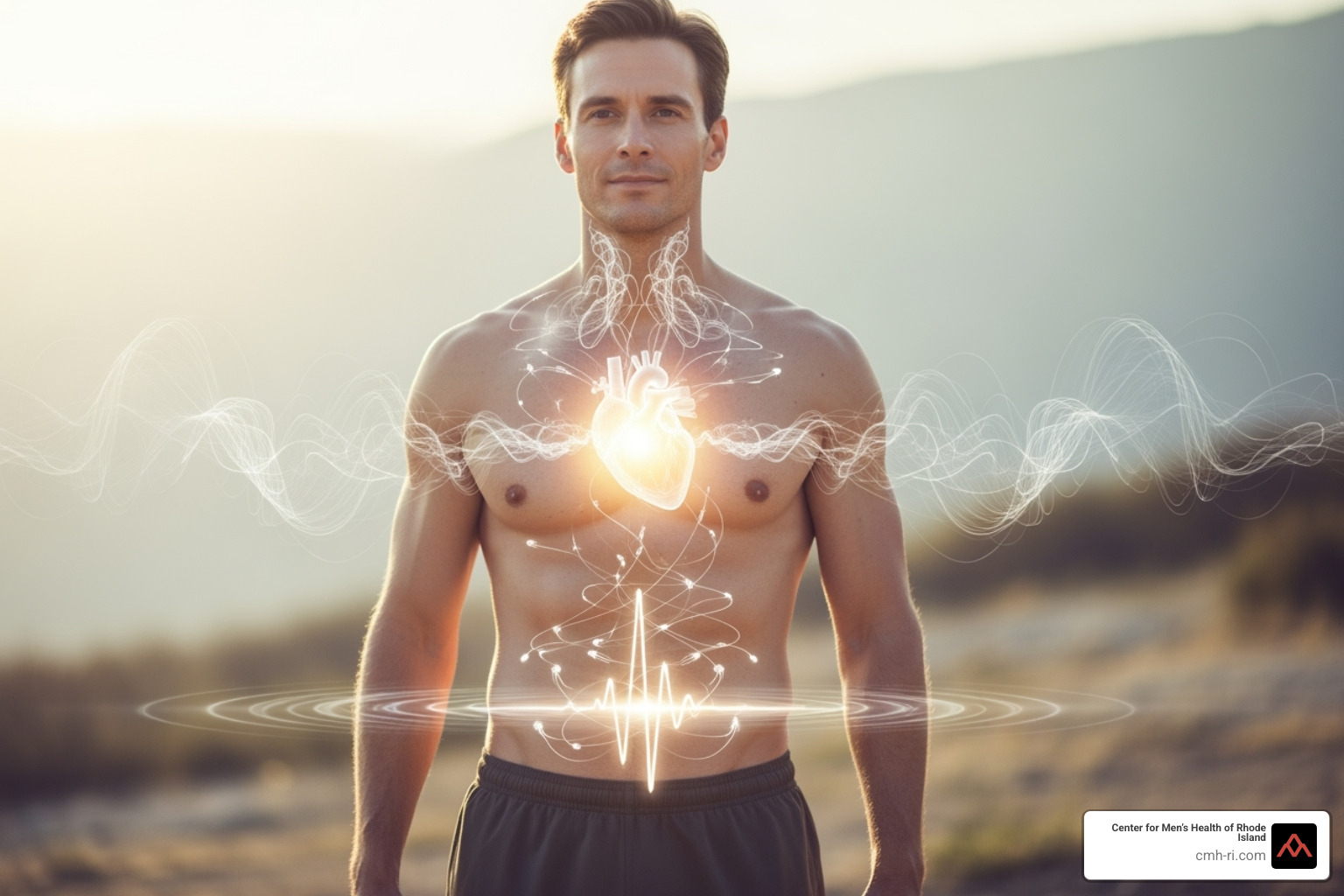 illustrating the connection between hormones, weight, and heart health - low testosterone sexual dysfunction