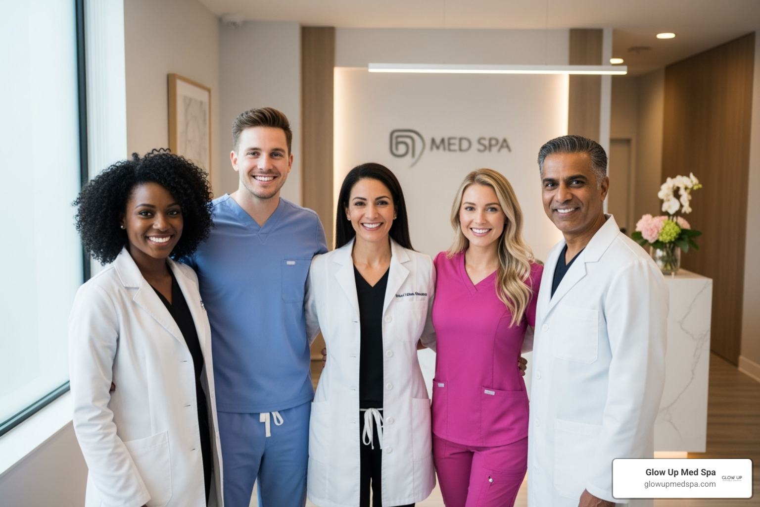 Image of Glow Up Med Spa team - botox for tmj costa mesa