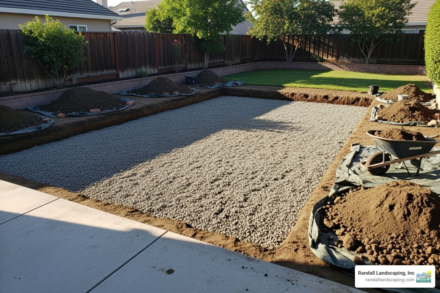 yard excavation for turf - synthetic grass installation near me